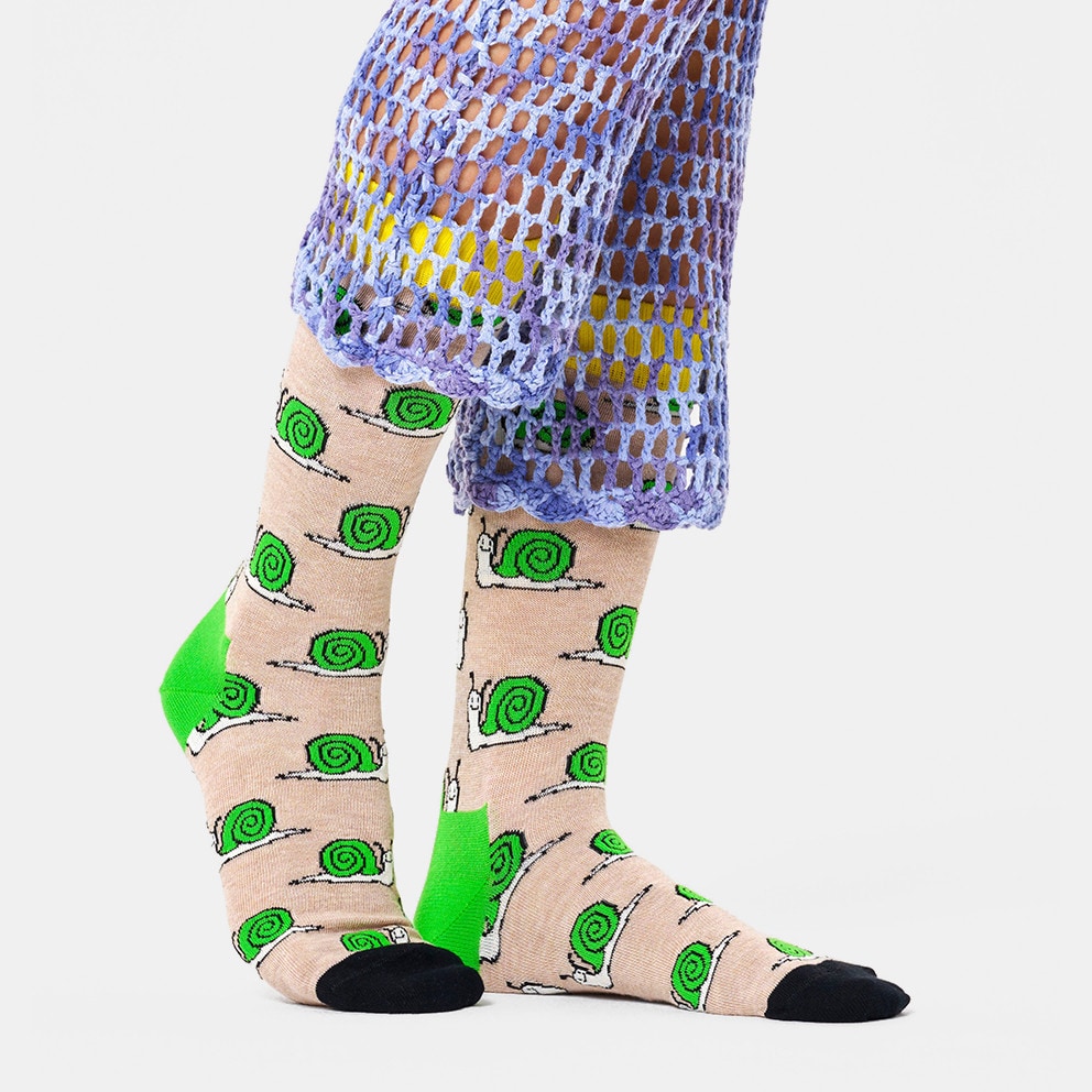 Happy Socks Unisex Snail Socks