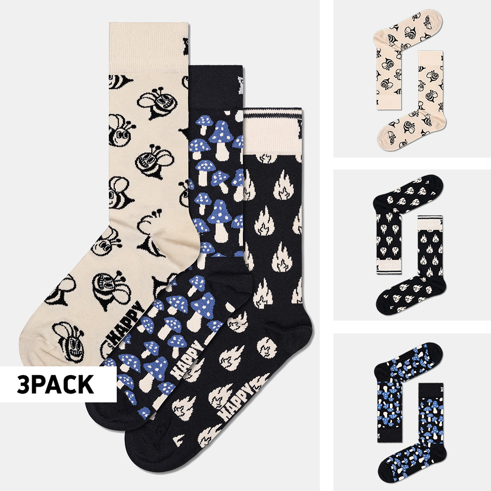 Happy Socks 3-Pack Monochrome Magic Socks Gift Set (9000159425_2074)