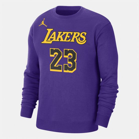 Nike Los Angeles Lakers Fleece Ανδρική Μπλούζα Φούτερ