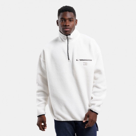 Tommy Jeans Tonal  1/2 Zip Sherpa Ανδρική Μπλούζα Φούτερ