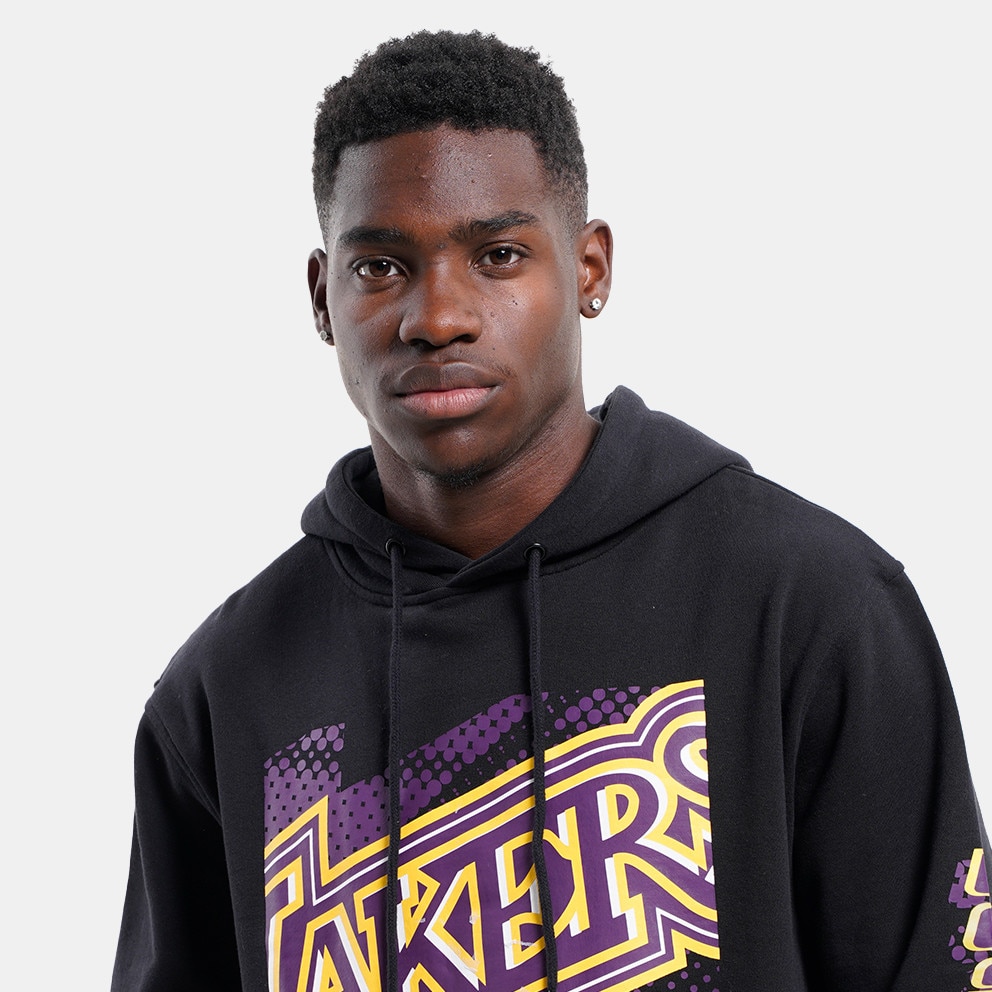 Mitchell & Ness NBA Los Angeles Lakers Big Face 7.0 Ανδρική Μπλούζα με Κουκούλα