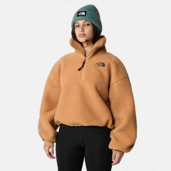 The North Face High Pile 1/4 Zip Almond Butt