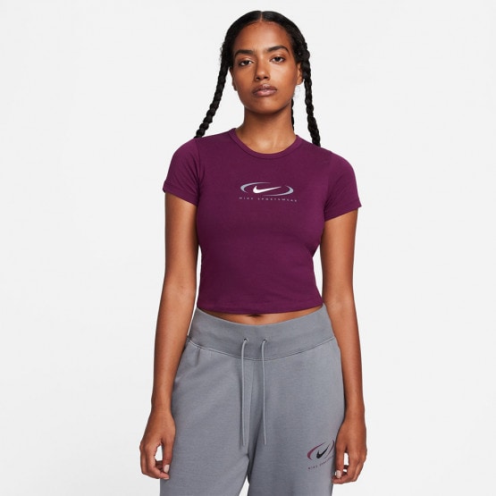 Nike Sportswear Women's Cropped T-shirt Purple FQ8818-610