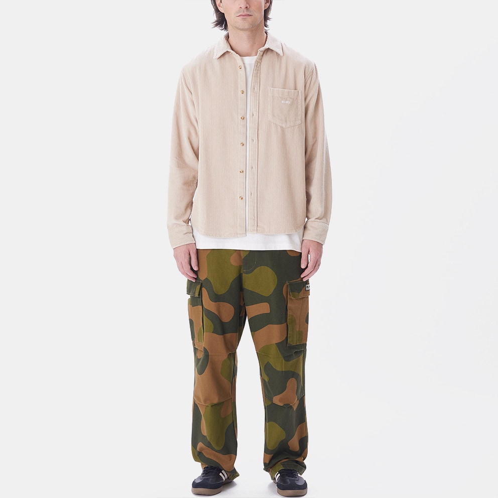 Obey Miles Woven Longsleeve Regular Fit Ανδρικό Πουκάμισο