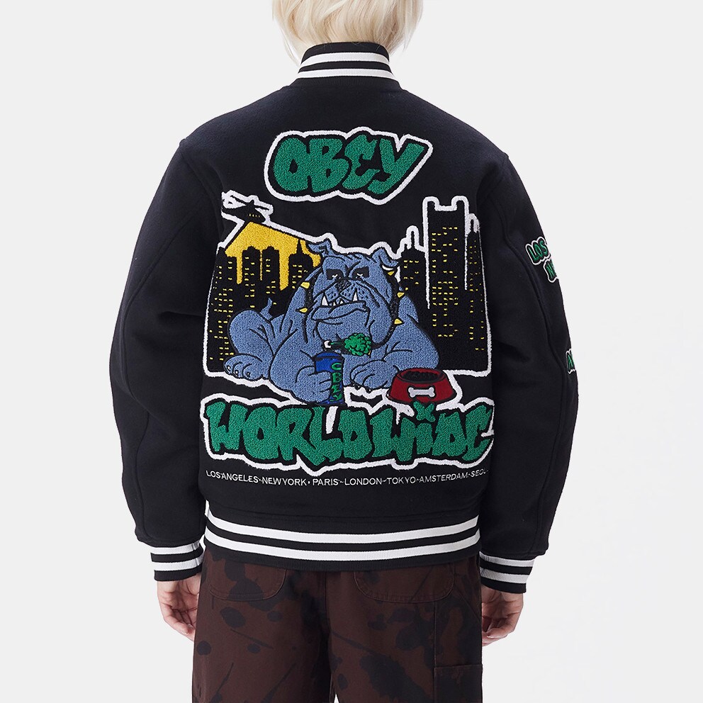 Obey Roll Call Varsity Jacket