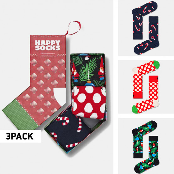 Happy Socks X-Mas Stocking 3-Pack Socks Unisex Gift Box