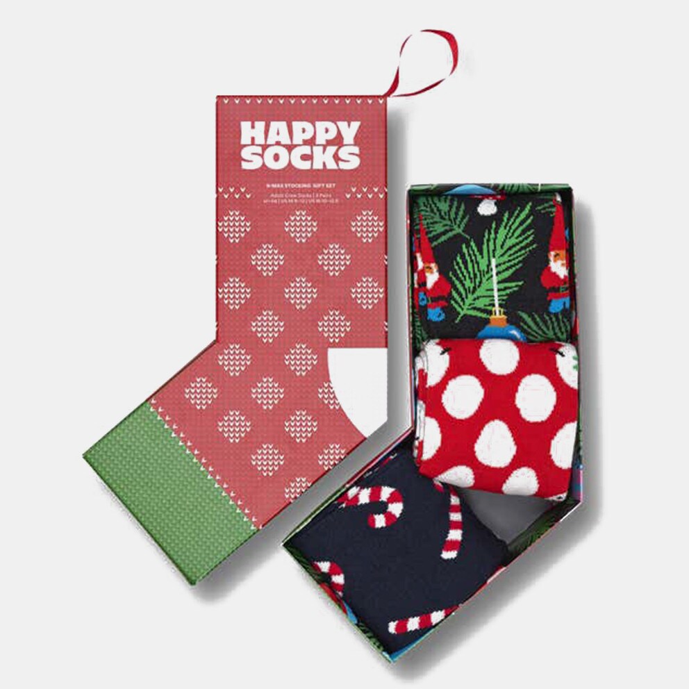 Happy Socks X-Mas Stocking 3-Pack Socks Unisex Gift Box