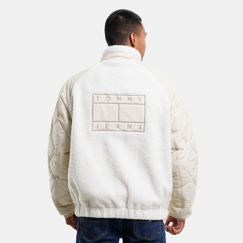 Tommy Jeans Tjm Mix Media Sherpa Jacket