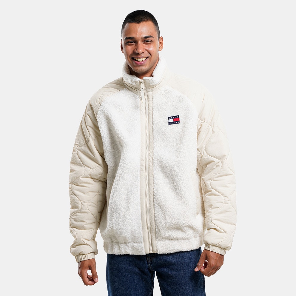 Tommy Jeans Tjm Mix Media Sherpa Jacket