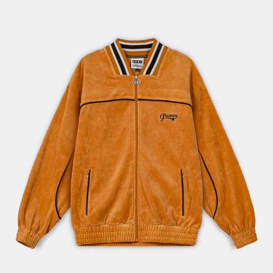 Grimey Madrid Velvet Track Jacket Orange