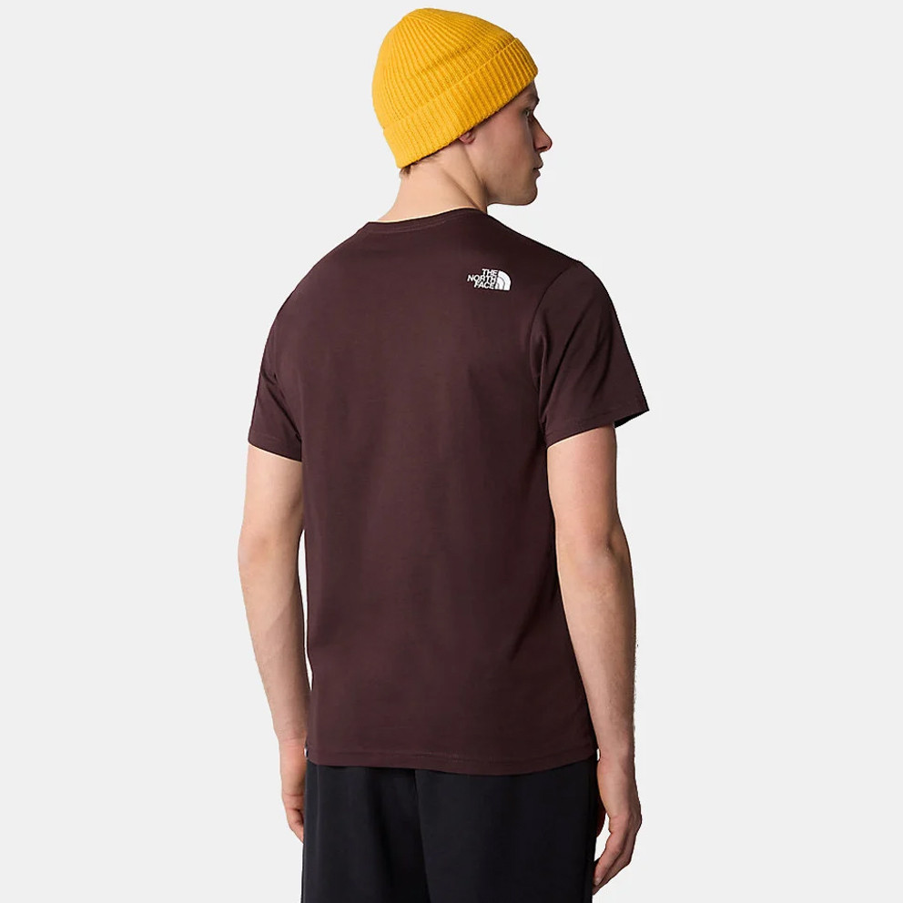 The North Face S/S Fine Tee Coalbrwn/Clbwdp