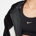 Nike Logo Sherpa Γυναικείο Μπουφάν