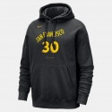Nike NBA Stephen Curry Golden State Warriors City Edition Club Ανδρική Μπλούζα με Κουκούλα