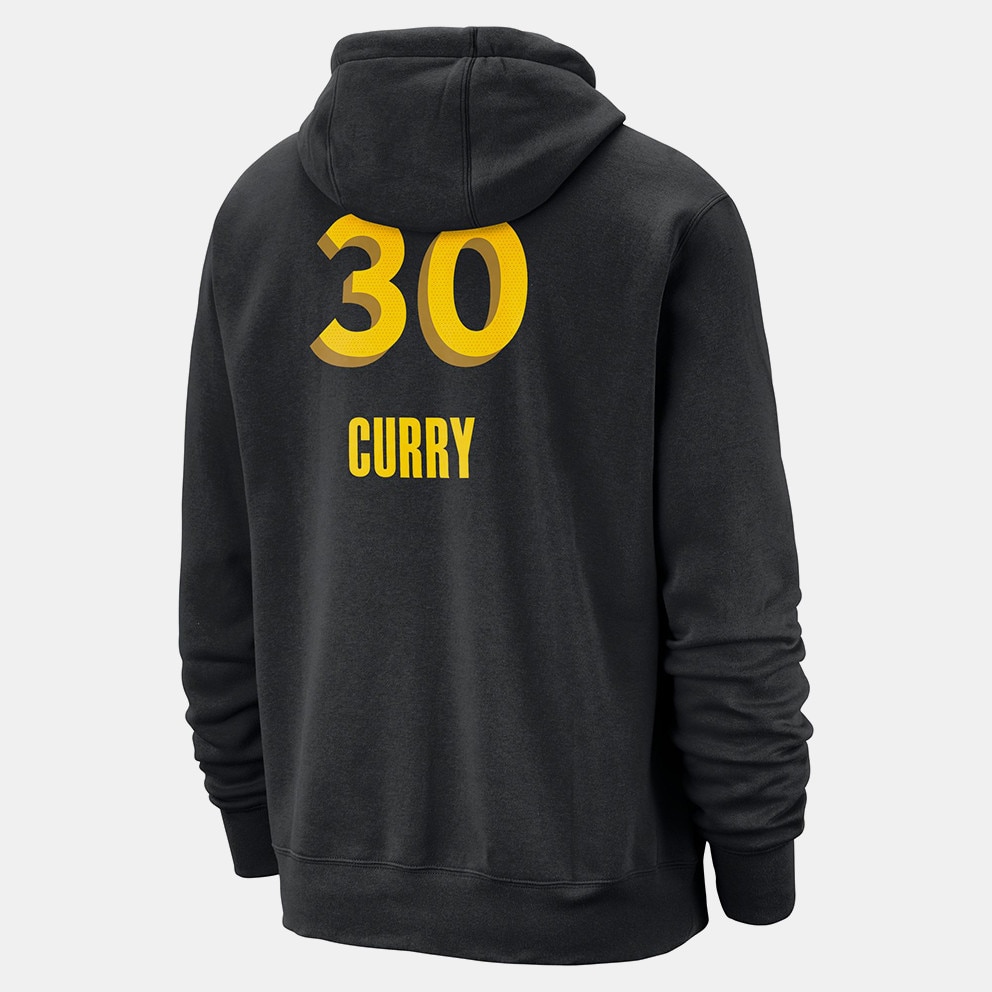 Nike NBA Stephen Curry Golden State Warriors City Edition Club Ανδρική Μπλούζα με Κουκούλα