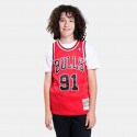 Mitchell & Ness NBA Swingman Dennis Rodman 91 Chicago Bulls Road 1997-98 Παιδική Μπασκετική Φανέλα