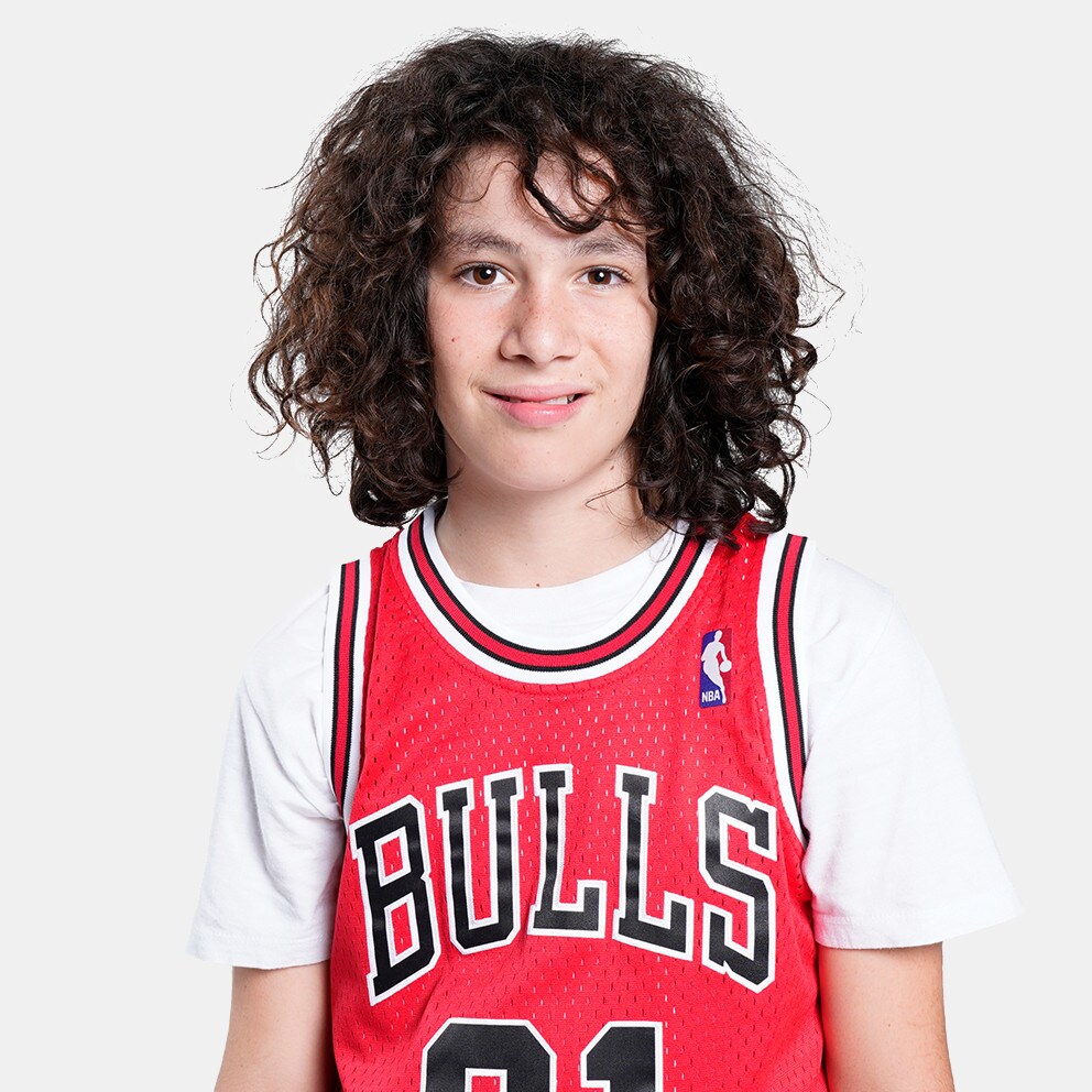 Mitchell & Ness NBA Swingman Dennis Rodman 91 Chicago Bulls Road 1997-98 Παιδική Μπασκετική Φανέλα