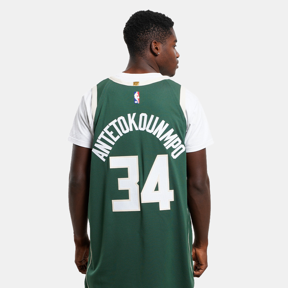 Nike Giannis NBA Authentic Antetokounmpo Milwaukee Bucks Icon Edition 2020 Μπασκετική Φανέλα (9000164789_40564) φωτογραφία