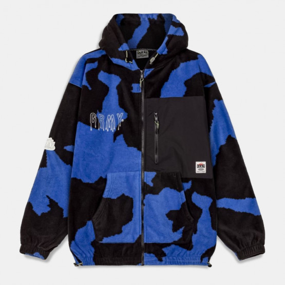 Grimey Back At You All Over Print Polar Fleece Unisex Track Top