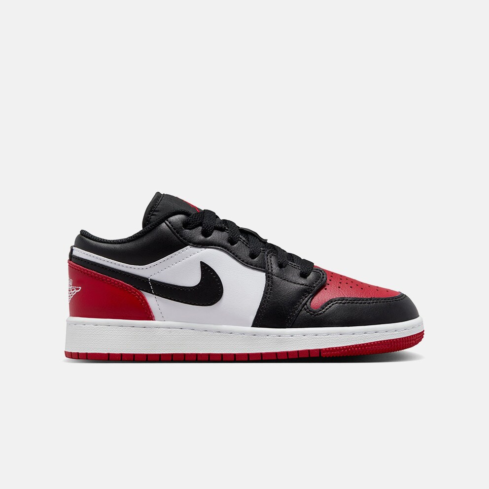 Air Jordan 1 Low "Bred Toe" Kids' Shoes