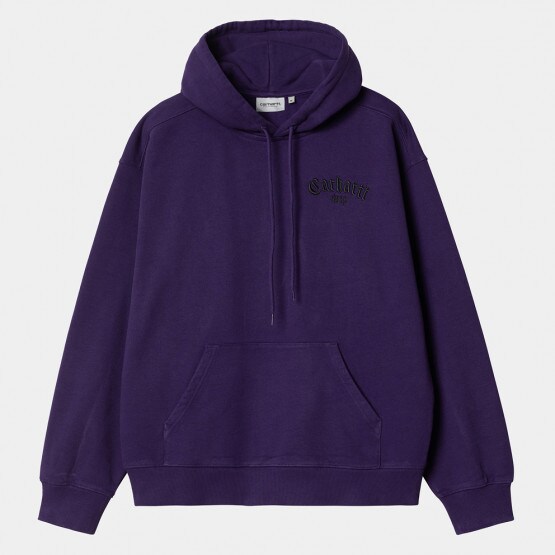 Carhartt WIP Hooded Onyx Script Ανδρική Μπλούζα με Κουκούλα