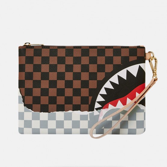 Sprayground Brown Tear Away Cross Over Clutch
