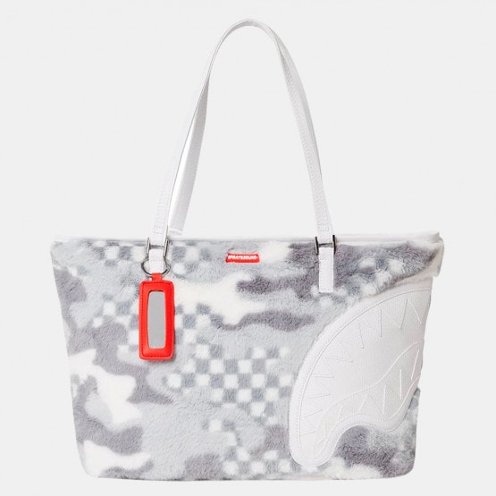 Sprayground White Fur 3Am Tote