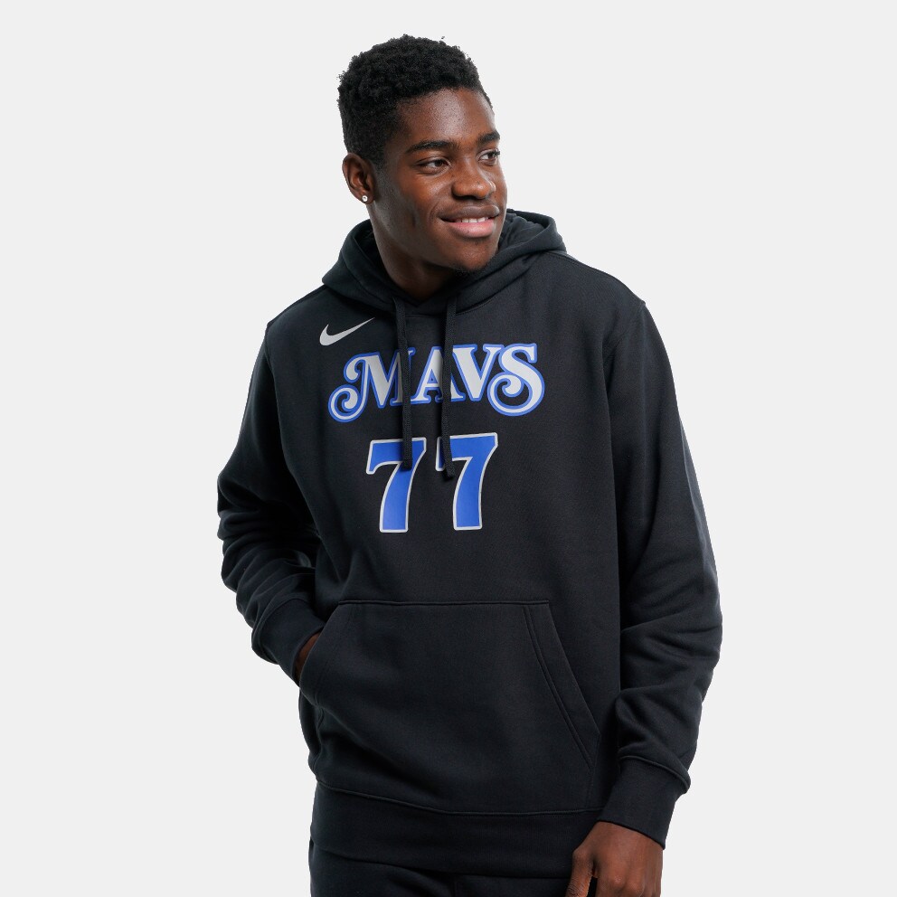 Nike NBA Dallas Mavericks Luka Doncic City Edition Club Ανδρική Μπλούζα με Κουκούλα