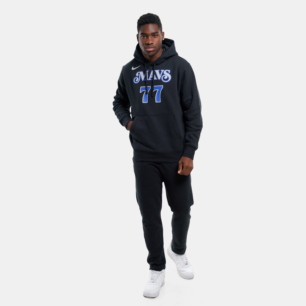 Nike NBA Dallas Mavericks Luka Doncic City Edition Club Ανδρική Μπλούζα με Κουκούλα