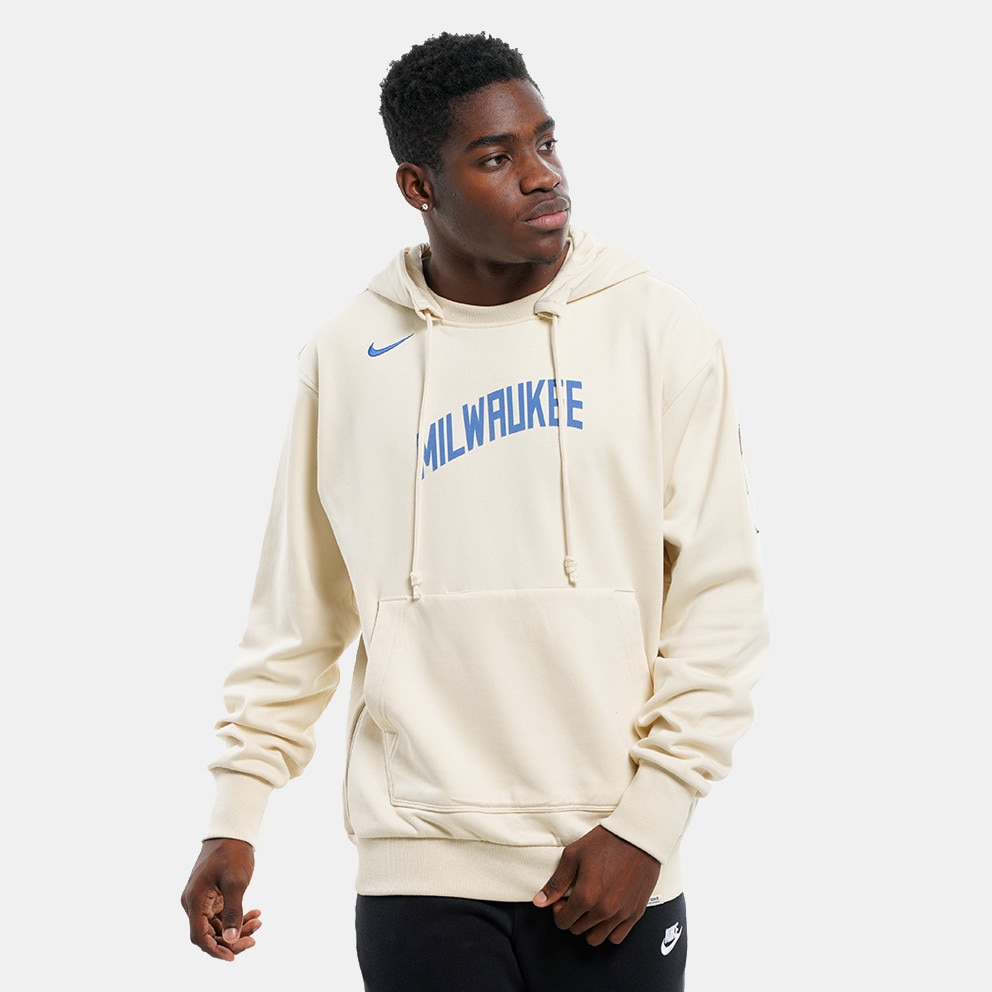 Nike NBA Courtside Milwaukee Bucks City Edition Club Fleece Ανδρική Μπλούζα με Κουκούλα (9000164752_31685)