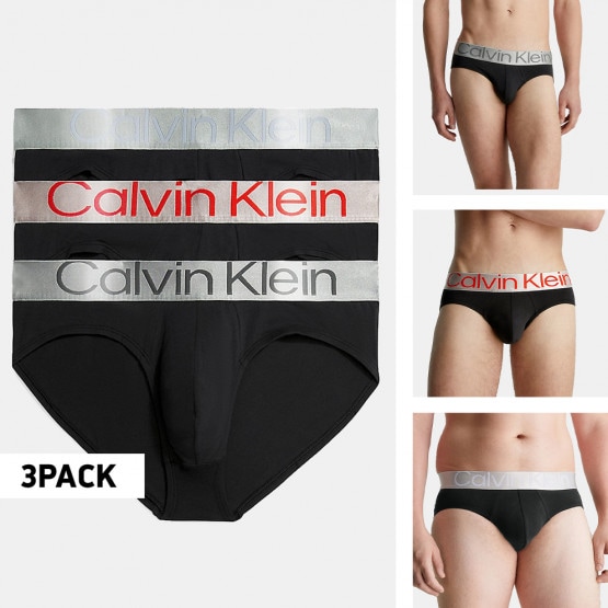 Calvin Klein Hip Brief 3-Pack Men's Brief Black 000NB3129A-GTB