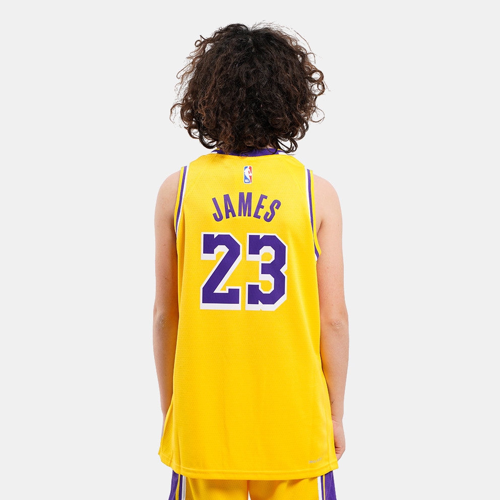 Nike Nba LΑ Lakers Lebron James Icon Edition Swingman Kids' Basketball Jersey