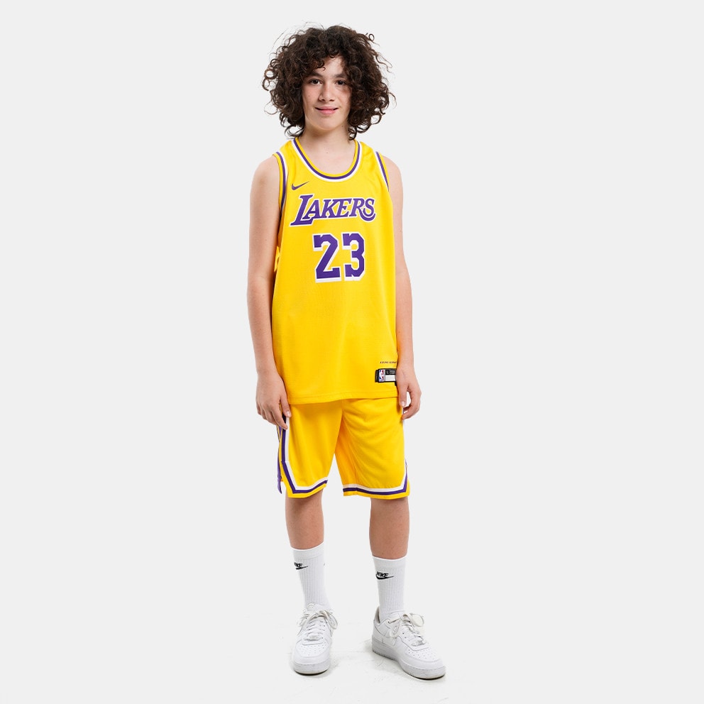 Nike Nba LΑ Lakers Lebron James Icon Edition Swingman Kids' Basketball Jersey