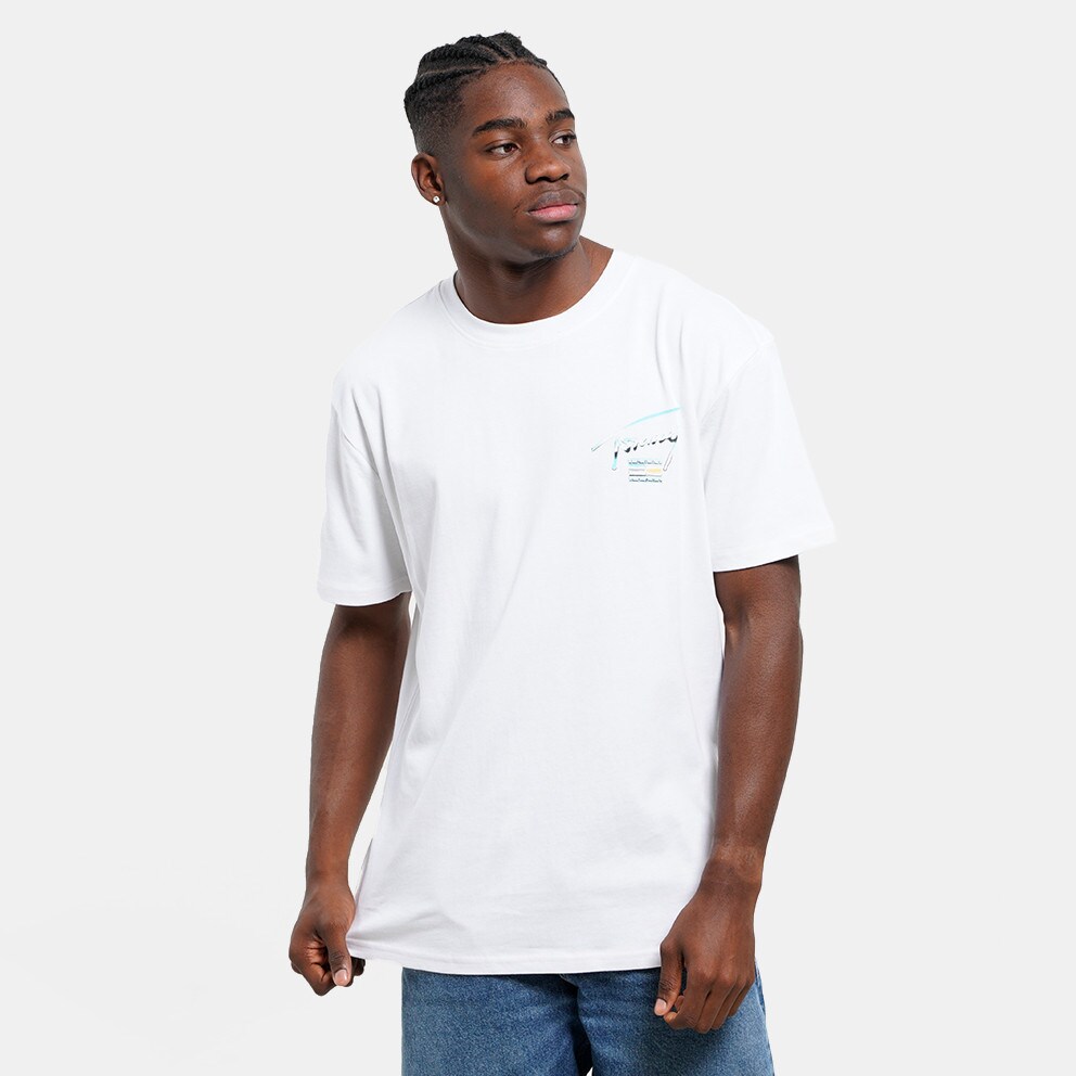 Tommy Jeans Metallic AOP Cotton-Jersey T-Shirt
