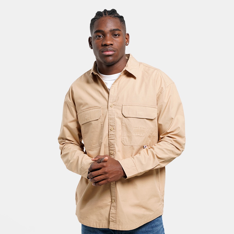 Tommy Jeans Tonal Flag Cargo Men's Shirt