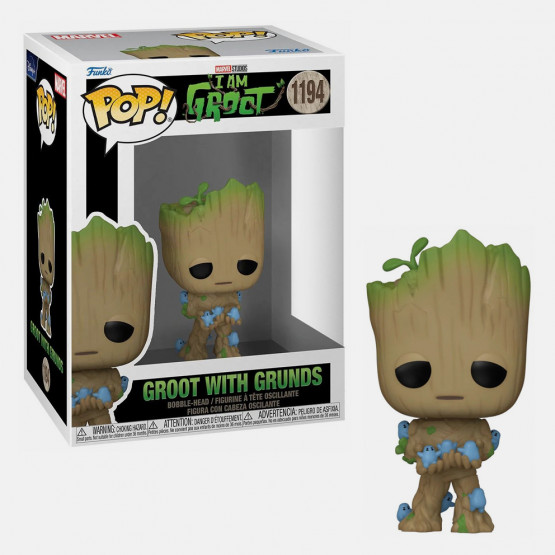 Funko Pop! Marvel: I Am Groot - Groot With Grunds