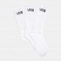 Vans Classic 3 Pack Crew Socks In White 