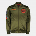 Mitchell & Ness NBA New York Knicks Satin Bomber Ανδρικό Μπουφ΄άν