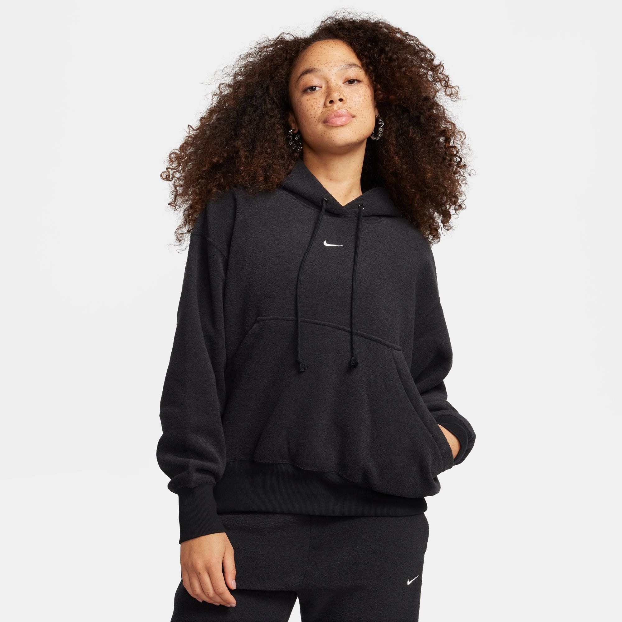 Nike Sportswear Phoenix Plush Γυναικεία Mπλούζα με Kουκούλα (9000173747_4376)