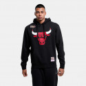 Mitchell & Ness NBA Team Logo Chicago Bulls Ανδρική Μπλούζα με Κουκούλα