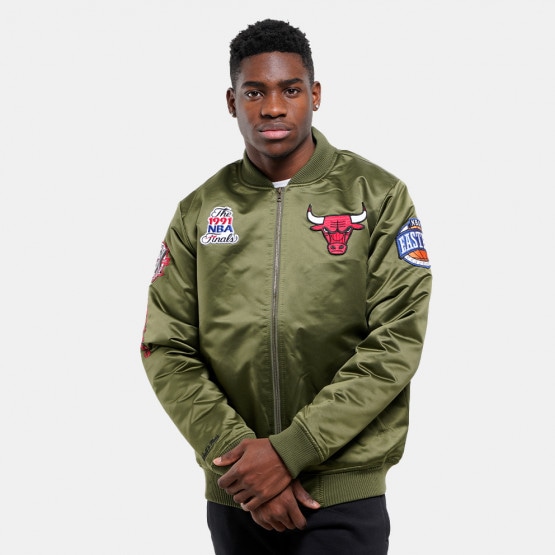 Mitchell & Ness NBA Chicago Bulls Satin Bomber Men's Jacket