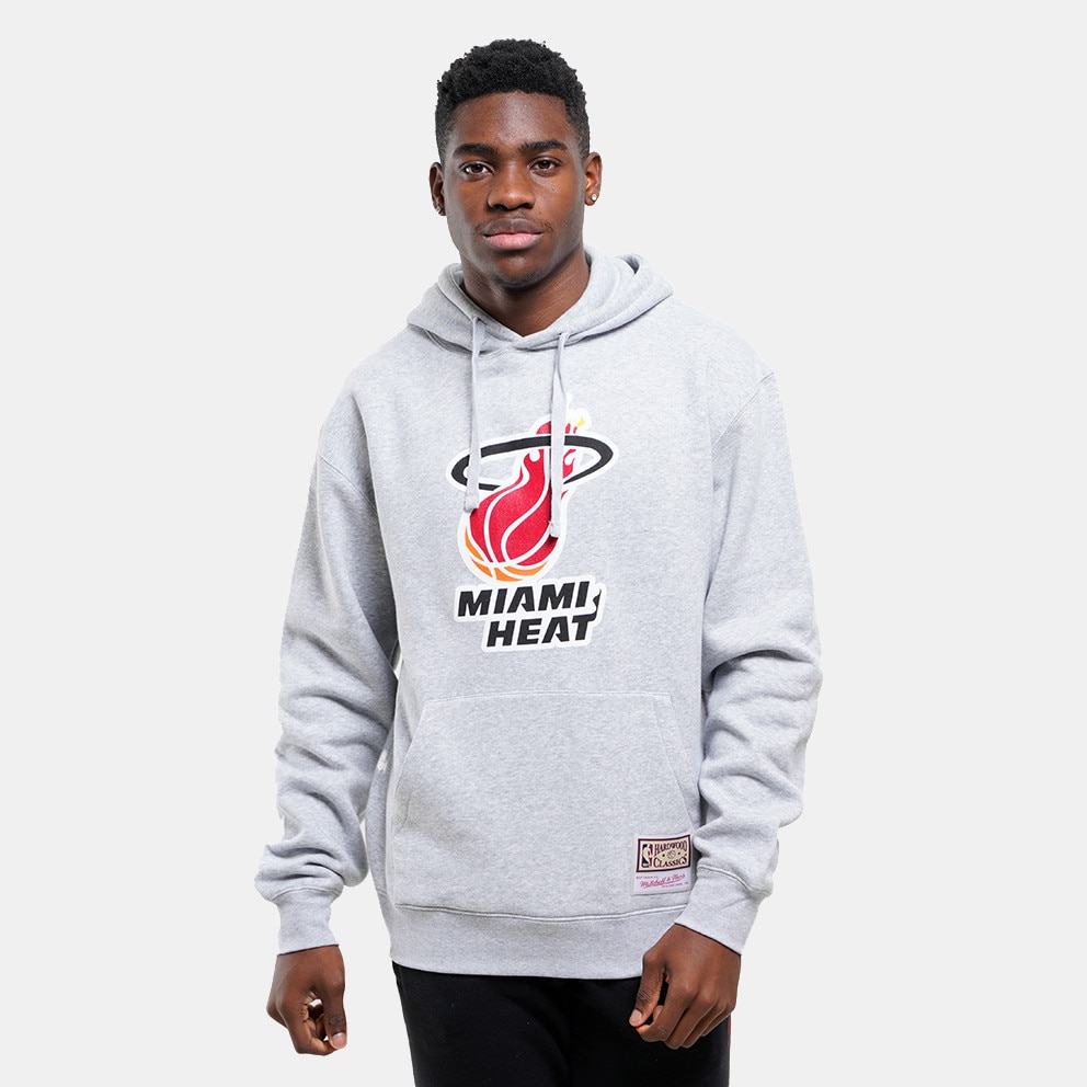 Mitchell & Ness NBA Team Logo Miami Heat Ανδρική Μπλούζα με Κουκούλα (9000178672_6216)