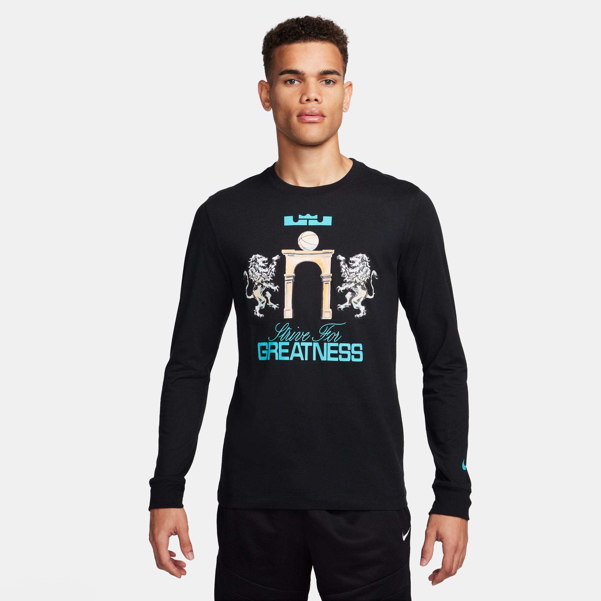 Nike LeBron Ανδρική Μπλούζα με Μακρύ Μανίκι (9000177340_1469)