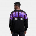 Mitchell & Ness NBA Phoenix Suns Team First Satin Fleece Crew Ανδρική Μπλούζα Φούτερ