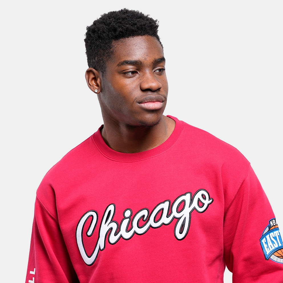 Mitchell & Ness NBA Chicago Bulls There And Back Fleece Crew Ανδρική Μπλούζα Φούτερ