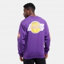 Mitchell & Ness NBA Los Angeles Lakers There And Back Fleece Crew Ανδρική Μπλούζα Φούτερ