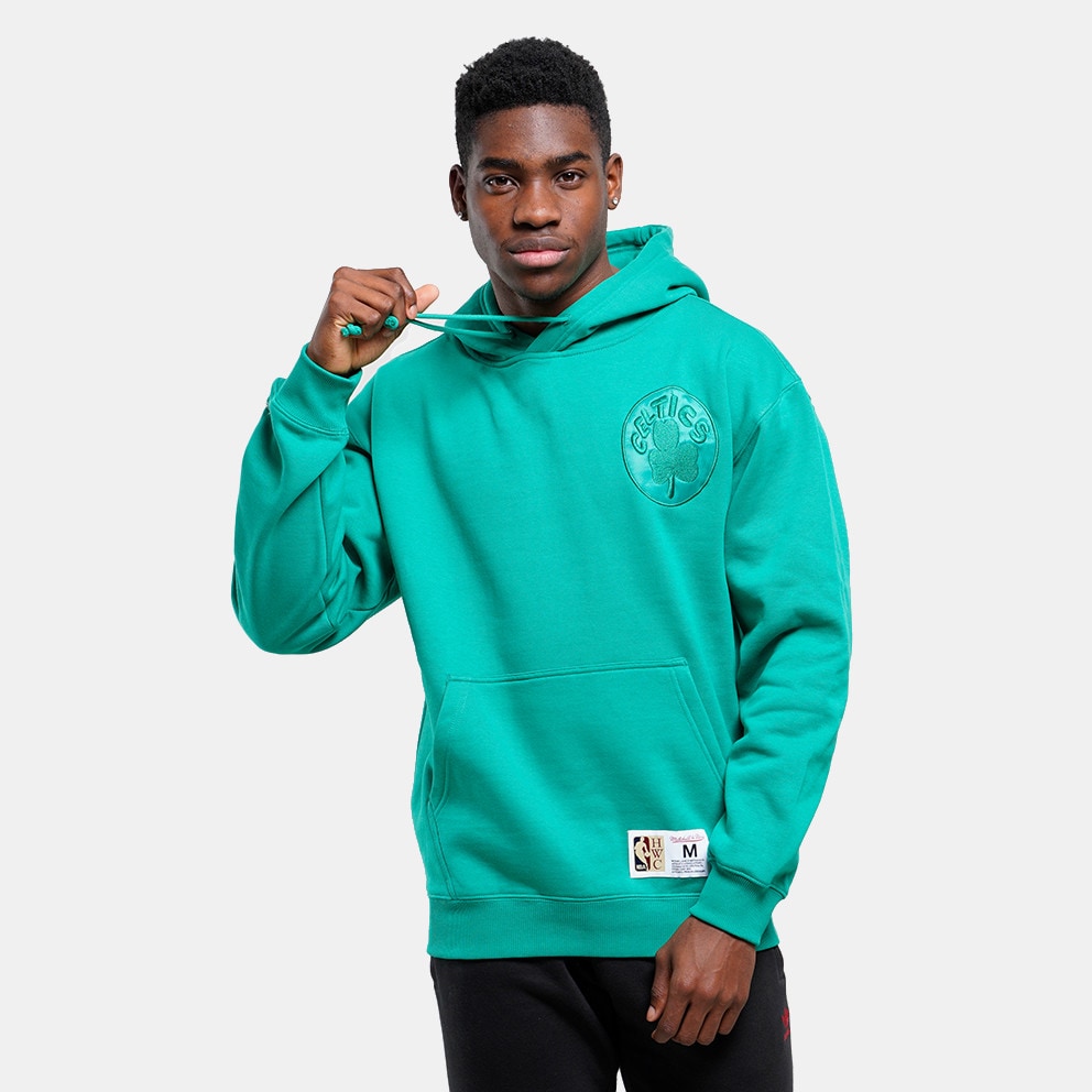Mitchell & Ness NBA Boston Celtics Tonal Logo Heavyweight Fleece Ανδρική Μπλούζα με Κουκούλα (9000181412_2007)