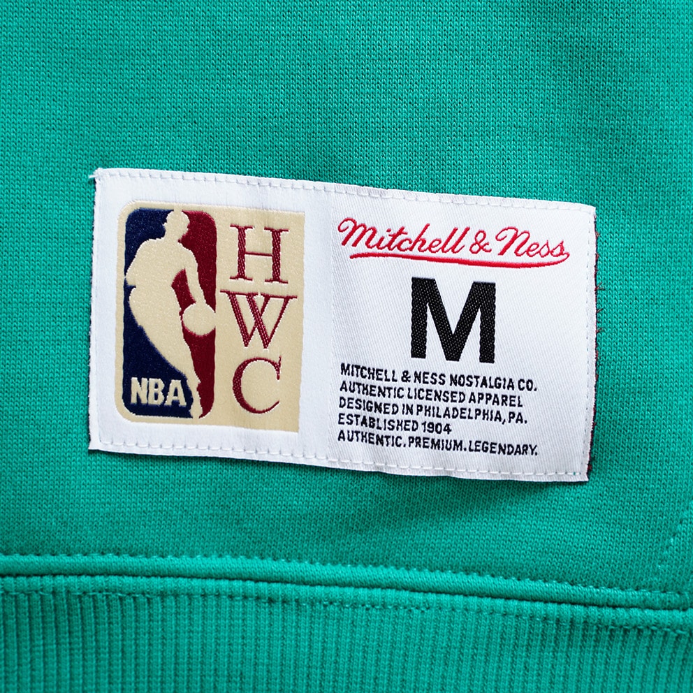 Mitchell & Ness NBA Boston Celtics Tonal Logo Heavyweight Fleece Ανδρική Μπλούζα με Κουκούλα