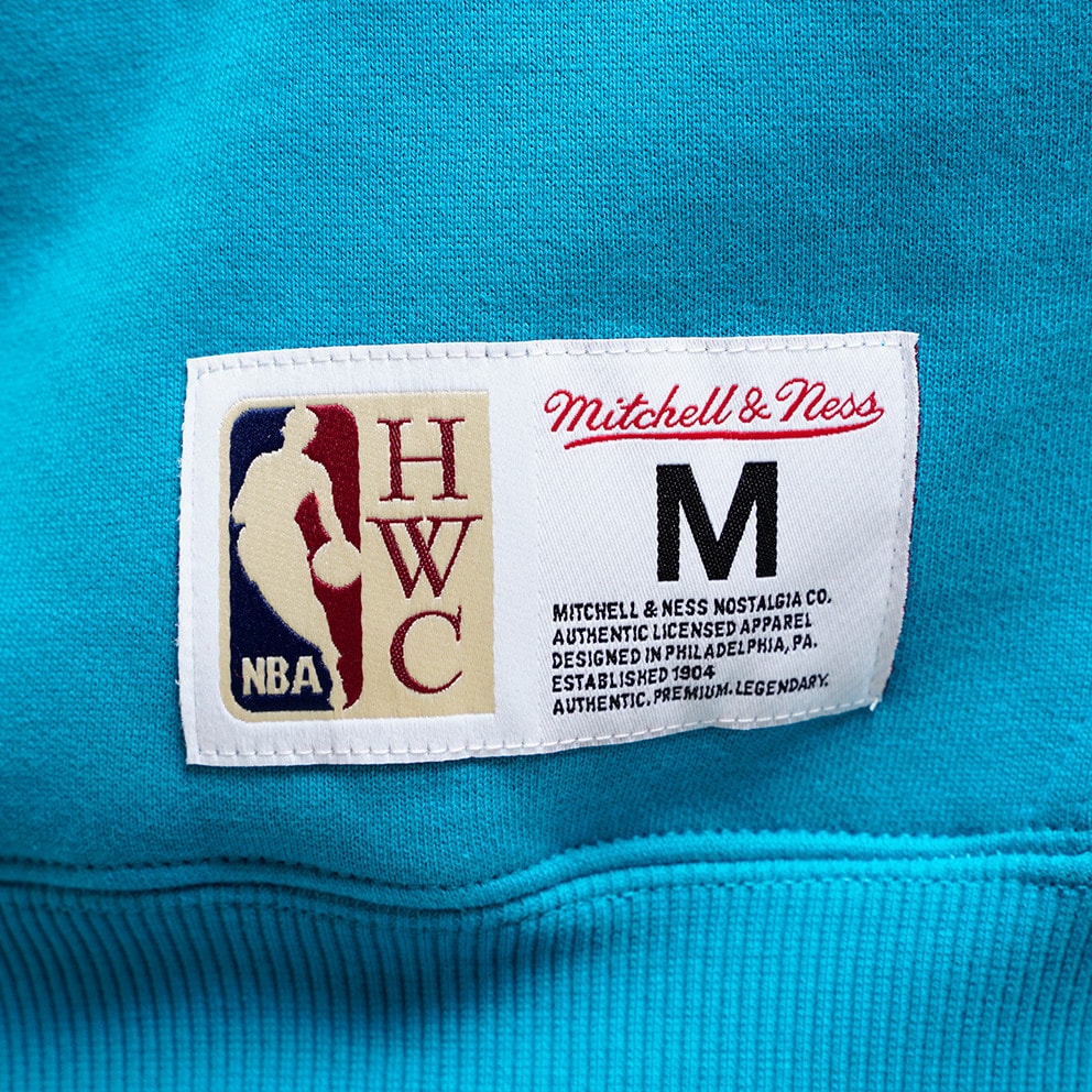 Mitchell & Ness NBA Charlotte Hornets Tonal Logo Heavyweight Fleece Ανδρική Μπλούζα με Κουκούλα