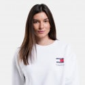 Tommy Jeans Boxy Graphic Flag Crew Women's Sweatshirt