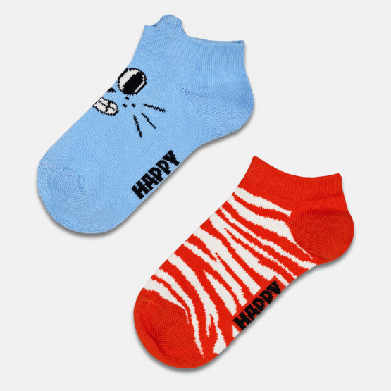 Happy Socks Kids 2-Pack Low Cat Socks